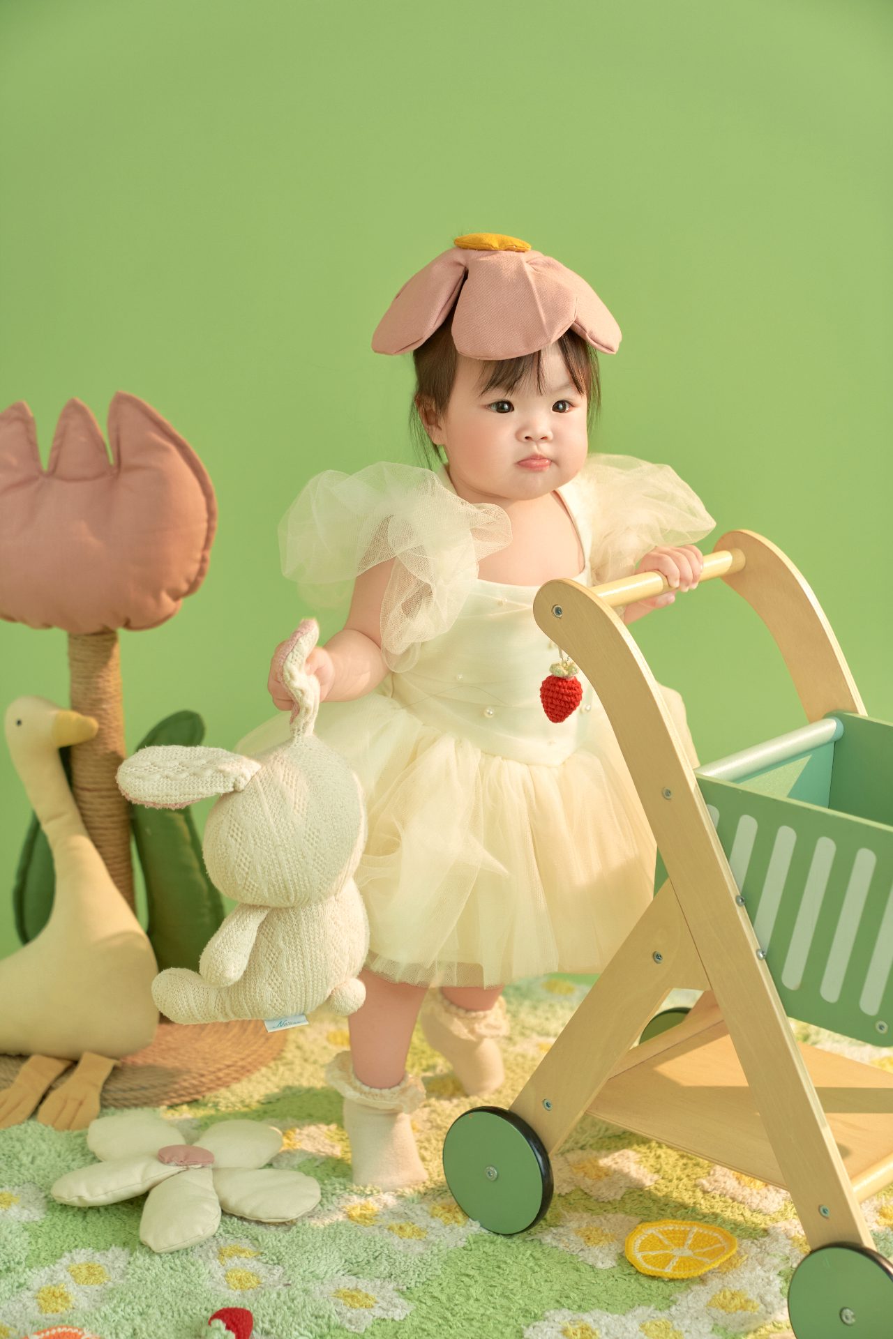 Concept Vườn cổ tích – Xuyên suốt — chụp ảnh em bé tại Tiệm ảnh Lạc Lạc